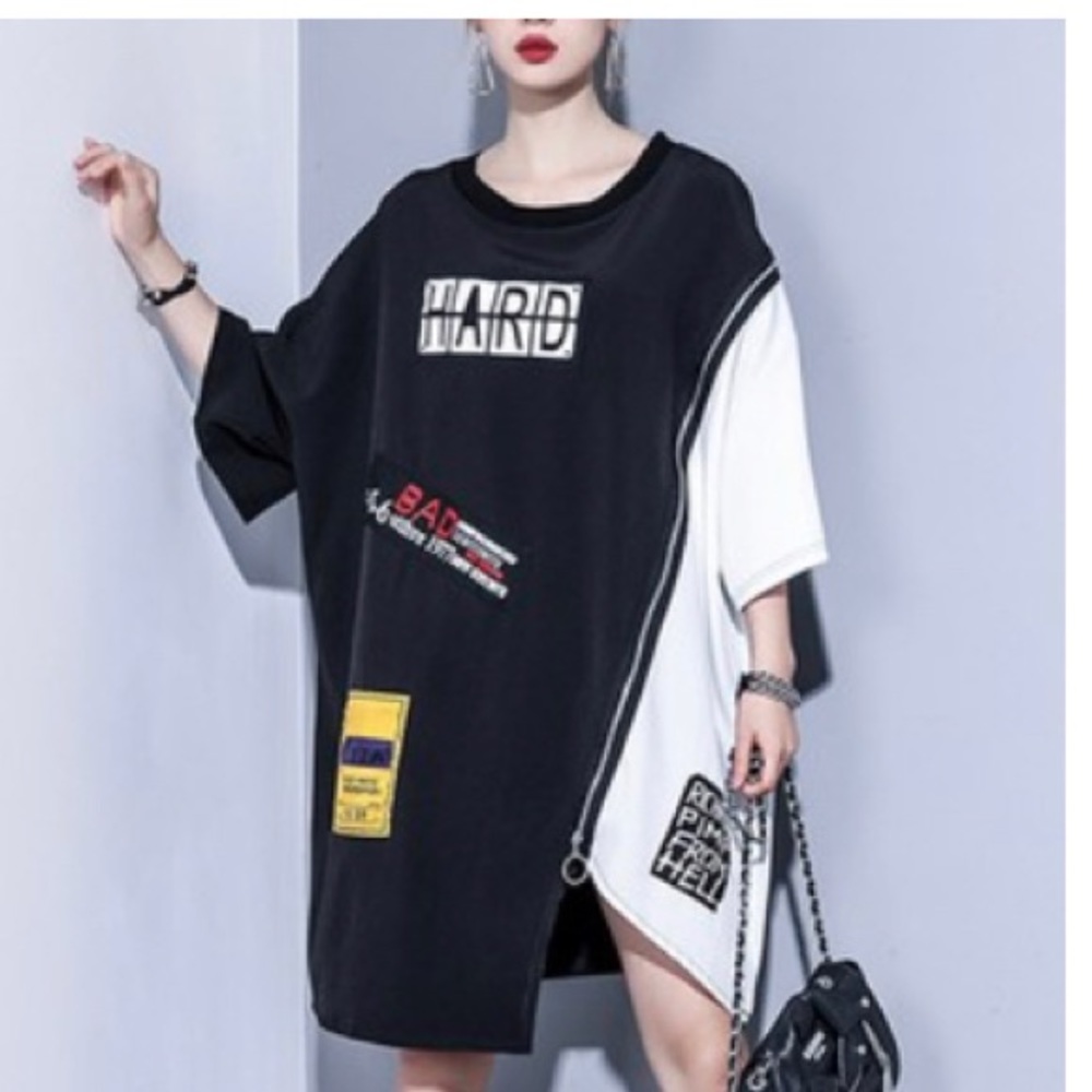 Oversized Shirt Dress